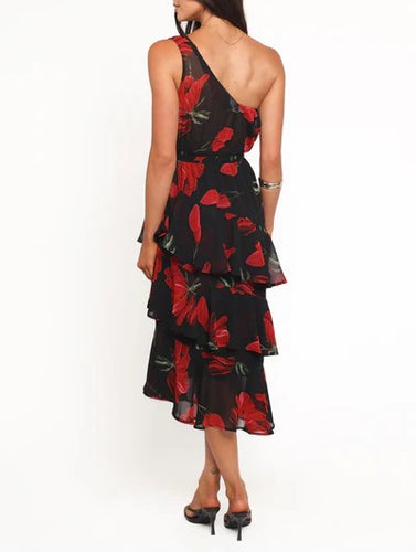 One shoulder style dress