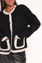 Load image into Gallery viewer, Contrast Hem Cardigan