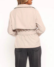 Load image into Gallery viewer, Cropped Trench in Ecru