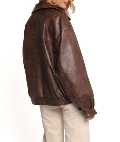 Spread collar  jacket